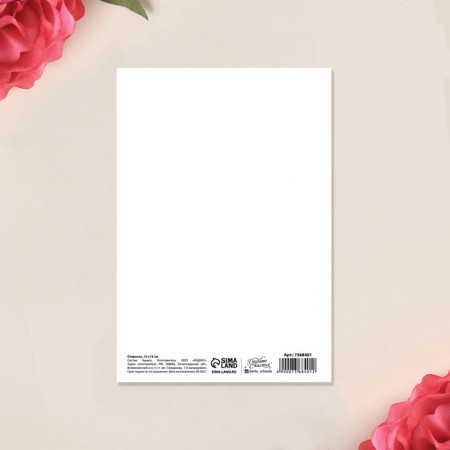 Middle postcard "We are together", 12 x 18 cm-2