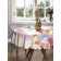 Tables on the table "Colored butterflies", round, Saten, d = 150 cm