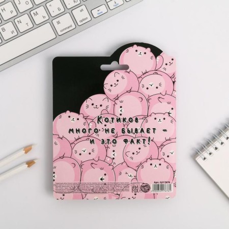 Set "with 8 meouts": notebook and pen Plastic-9