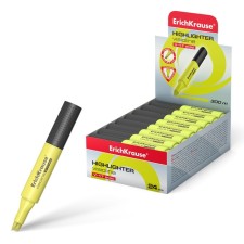 Marker Text Moisters Erichkrause Visioline V-17 Mini, 0.6-4.5 mm, water-based ink, yellow