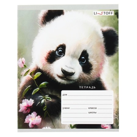 Notebook 12 sheets in a cage "in the wild", cover coated cardboard, block 60g/m2, mix, 5 types-6