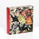Box for 9 sweets with a shell, "flowers" 13.8 x 13.8 x 3.8