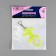 The reflective element "Lizard", 10 × 6.5 cm, yellow color
