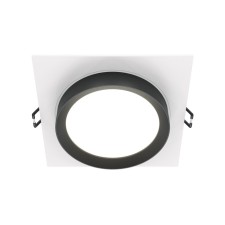 Building lamp Technical DL086-GX53-SQ-WB, 1x15W, 11x11x5.2 cm, GX53, white-black color