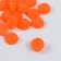 DECOR for creativity PVC "Half of raspberries" set of 20 pcs 1.1x1.1x0.6 cm