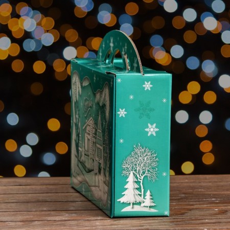 Gift box "Funned city", Maxi briefcase, 37 x 8 x 20.2 cm-3
