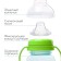 Drill - children's impotion with a soft nose, 270 ml., With handles, green/turquoise color