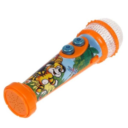 Musical toy "Funny microphone with a discoshar", 30 songs, melodies, sounds-4