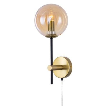 Sconces Citilux "Lauren" CL146413, 15x36 cm, 1x40W, E14, brown color