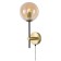 Sconces Citilux "Lauren" CL146413, 15x36 cm, 1x40W, E14, brown color