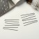Hair hairpin "Narodnaya" 7 cm, black (set 10 pcs)