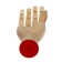 Model wooden hand children's right 18cm