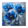 Picture on the canvas "Blue Poppies" 50*50 cm