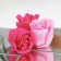 Soap roses, fuchsia and pink, set of 11 pcs.
