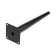 Furniture support Cappio OP08, h = 300 mm, thick thickness 1.8, matte black color
