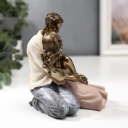 Souvenir Polystone "In love pair - proximity" 14x10x12 cm-2