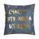 Pillowess Decorative Ethel "Happiness" 40x40 cm, 100% p/e, velor