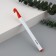 Knitting hook, d = 10 mm, 15 cm, white/red color