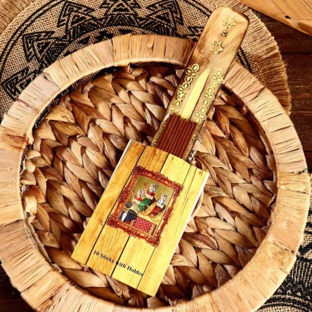 Aromanabar "India" 10 sticks and lavender stand-1