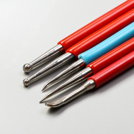 Tools for creativity set of 5 pcs plastic, metal 16 cm 17.5x7.5 cm-2