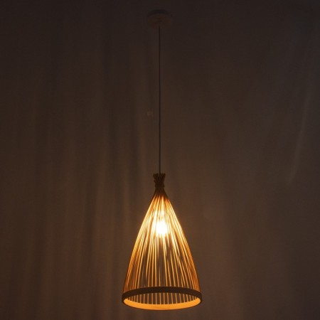 Bayerlux lamp "cone" E27 40w beige 25x25x40-190cm-2