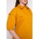 Dress shirt female Prima Linea, size 58, orange color
