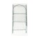 Shpalera, 190 × 50 × 1.6 cm, metal, green, "collapsible grid"