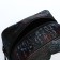 Cosmetic bag with lightning, black color