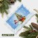 Glass rectangular shade "Winter Fairy Tale", 24.6 × 14.7 cm