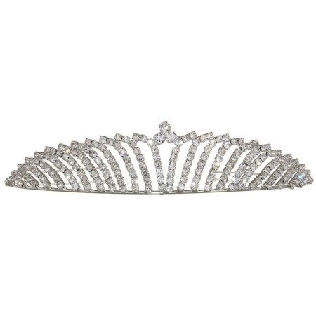 Hair diadem "flicker" vertical, silver-1
