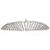 Hair diadem "flicker" vertical, silver