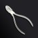 Pedicure nippers "Premium", hidden spring, 12.2 cm, blade length - 15 mm, silver color