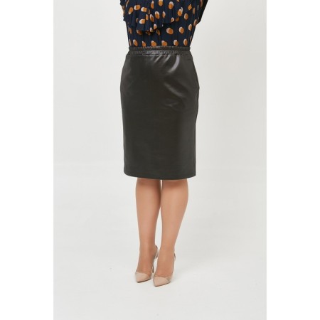 Female skirt, size 56, black color-4