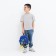 Baby backpack, lightning department, 2 side pockets, blue color