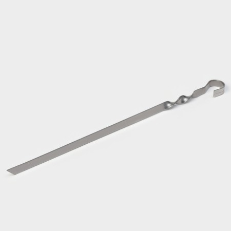 Board for serving, metallic skewer, saucepan, 30 × 14 cm, birch, soaked in mineral oil-9