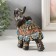 Polystone souvenir "Elephant in Red-blue Popone" MIX 11x6x12 cm
