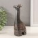 Souvenir Ceramics "Giraffe. Ethnic patterns" Brown 8x5x18.5 cm