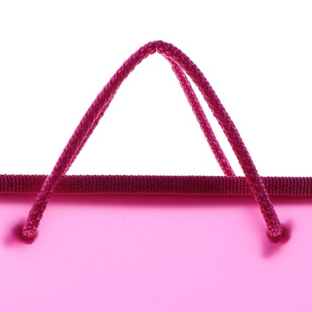 A folder with A4 handles, 230 x 185 x 25 mm, lightning around, plastic, PT-112, "office", tinted, pink color-3