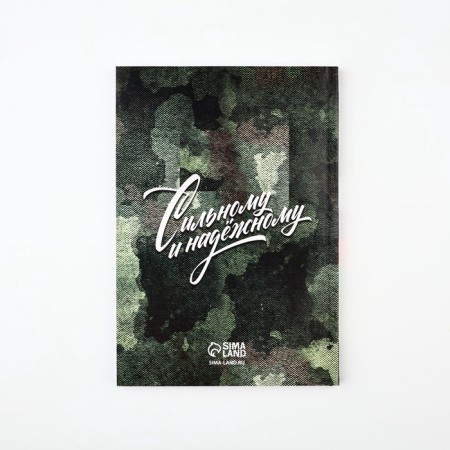 Gift set "since February 23. Strong spirit" A5 diary, 80 sheets, stickers and pen-4