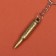 Breek Metal "bullet" under the brass 4x0.5x0.5 cm