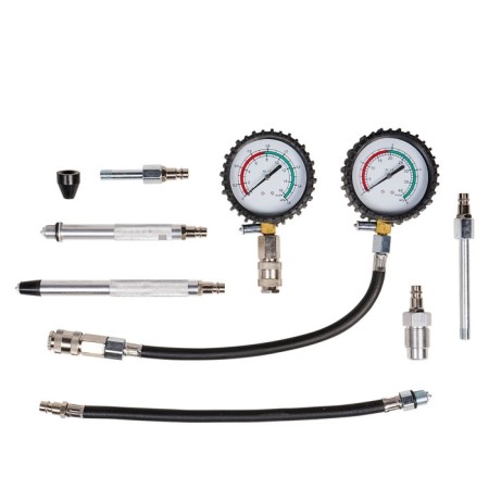 Set a compressometer for measuring compression AIRLINE “Gasoline+diesel plus”, case Pro-3
