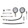 Set a compressometer for measuring compression AIRLINE “Gasoline+diesel plus”, case Pro