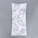Pillowcase for coloring "Air cats", 30 x 70 cm