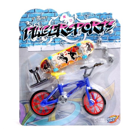 Set of finger skateboard and bicycle, mix-10