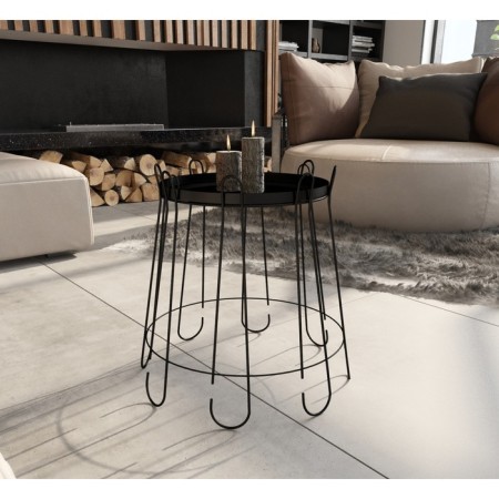 SHEFFILTON coffee table, 440x440x480, black Muars-4