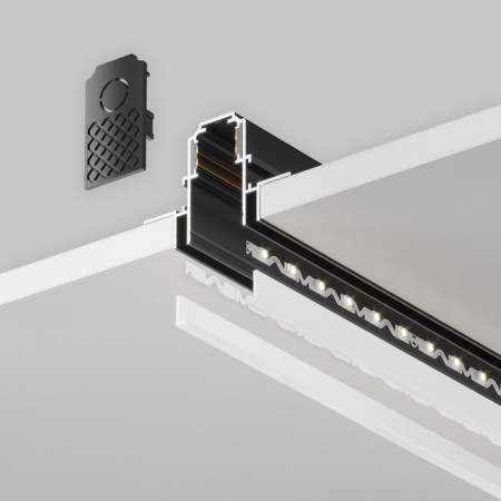 Built-in Technical TRX034LS-222B Busbar Trunkinings Exile, 2000x66x46.5 mm, black color black-4
