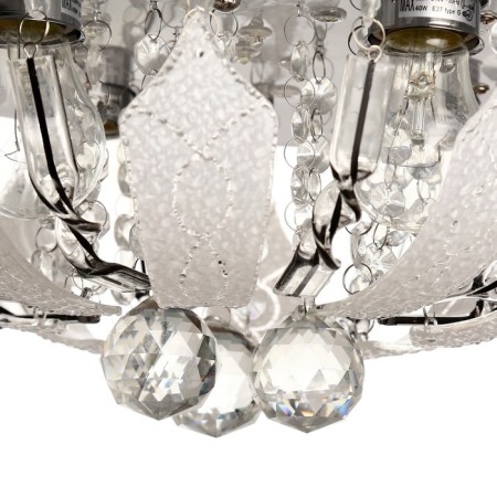 Chandelier 2302/4 4x40W E27 PDU chrome 30x30x18cm-3