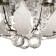 Chandelier 2302/4 4x40W E27 PDU chrome 30x30x18cm