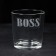 Boss set, glass glass 250 ml, whiskey stones, forceps