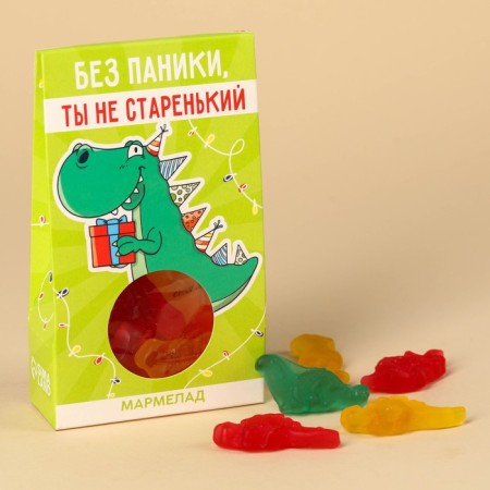 Marmelad "without panic" dinosaurs, 50 g.